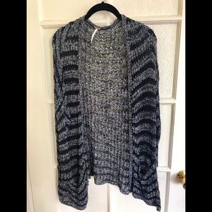 Free People woven cardigan